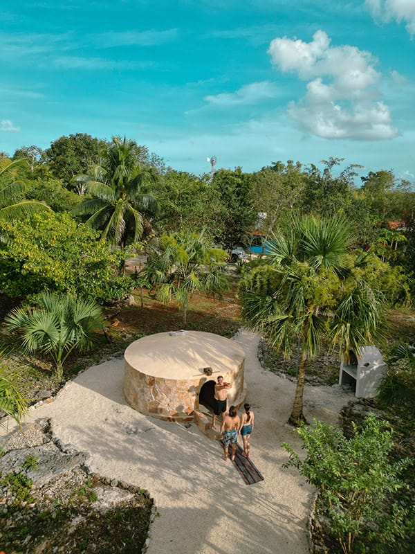 Temazcal hotel Leona Vicario